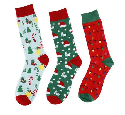 Classic Wholesalers - Party - Xmas Socks Men Asstd Designs