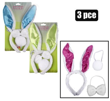 Classic Wholesalers - Party - Easter Bunny Ears Tail & Bowtie 3Pc